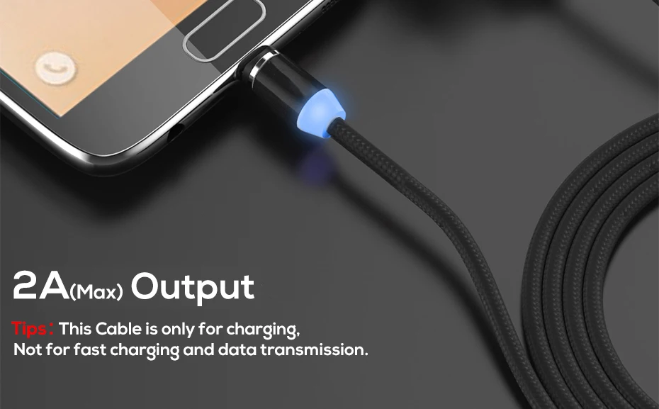 Magnetic Cable lighting 2.4A Fast Charge Micro USB Cable Type C Magnet Charger 1M Braided Phone Cable for iPhone Xs Samsung Wire