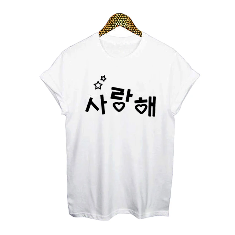 اليابانية المتناثرة شعار T قميص إمرأة الأزياء Kawaii الرسومات المحملة قميص أسود أبيض القطن قصيرة الأكمام Camiseta الأنثوية