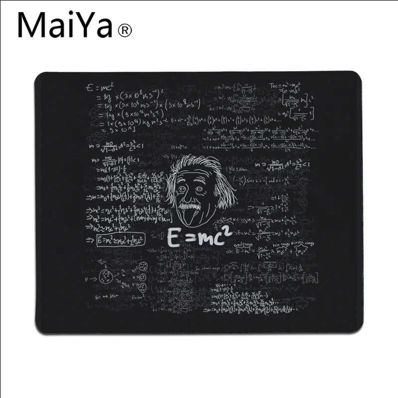 Maiya высокое качество Эйнштейна Е = MC2 красивые Аниме Матовый коврик для мыши PC компьютер игровая Мышь pad - Цвет: Lock Edge25x29cm