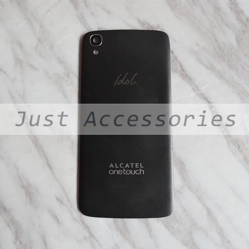 used perfect Back Shell Battery HOUSING Cover Case For Alcatel One Touch Idol 3 ot6039 6039A 6039K 6039Y | Мобильные телефоны и