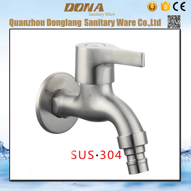 Free Shipping Washing Machine Faucet With Inwall Installing 304