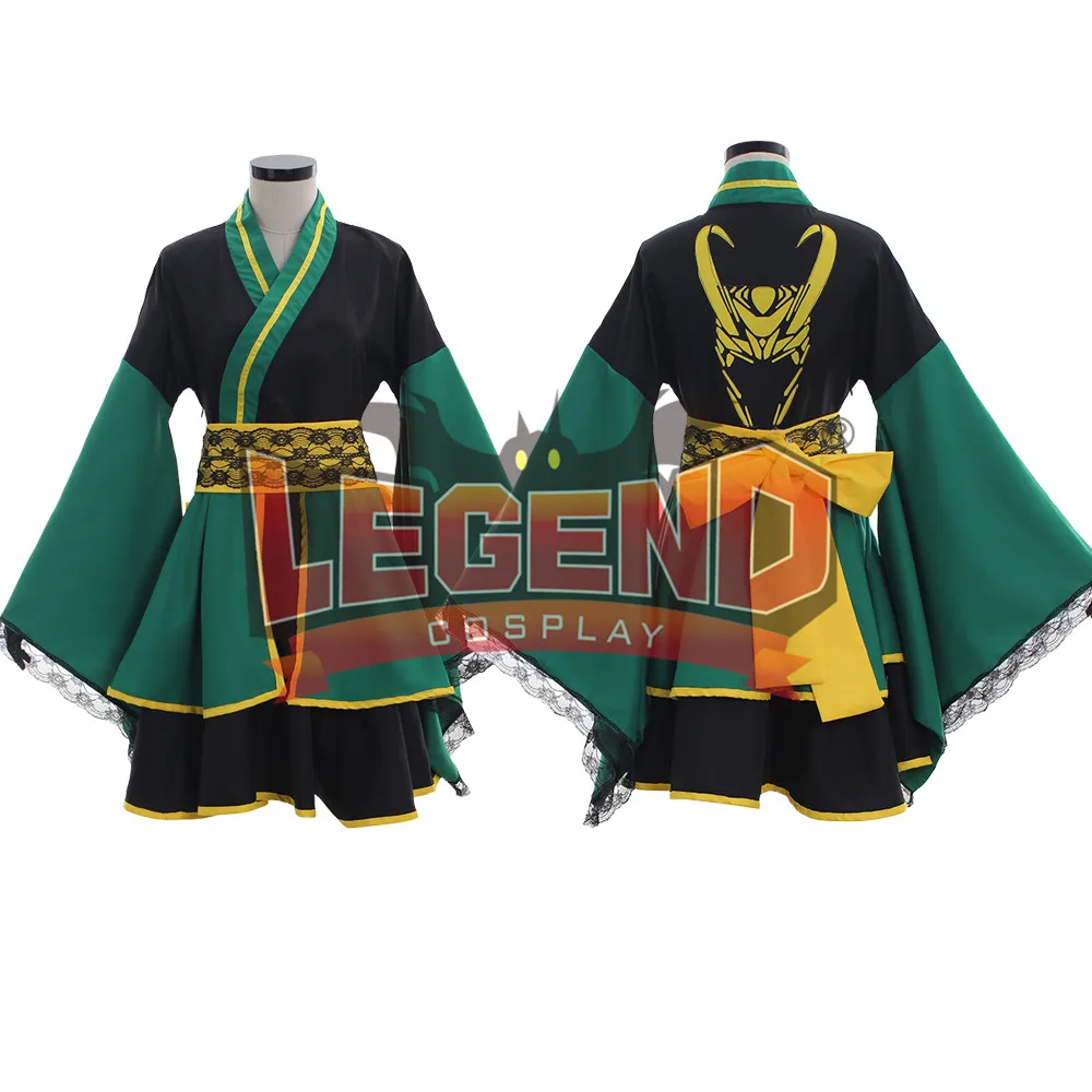 Мстители Тор Локи кимоно платье косплей костюм наряд на заказ