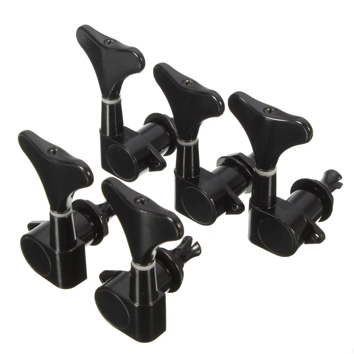 Set of 5pcs black tuning pegs Machine Head for 5 strings Guitar Bass