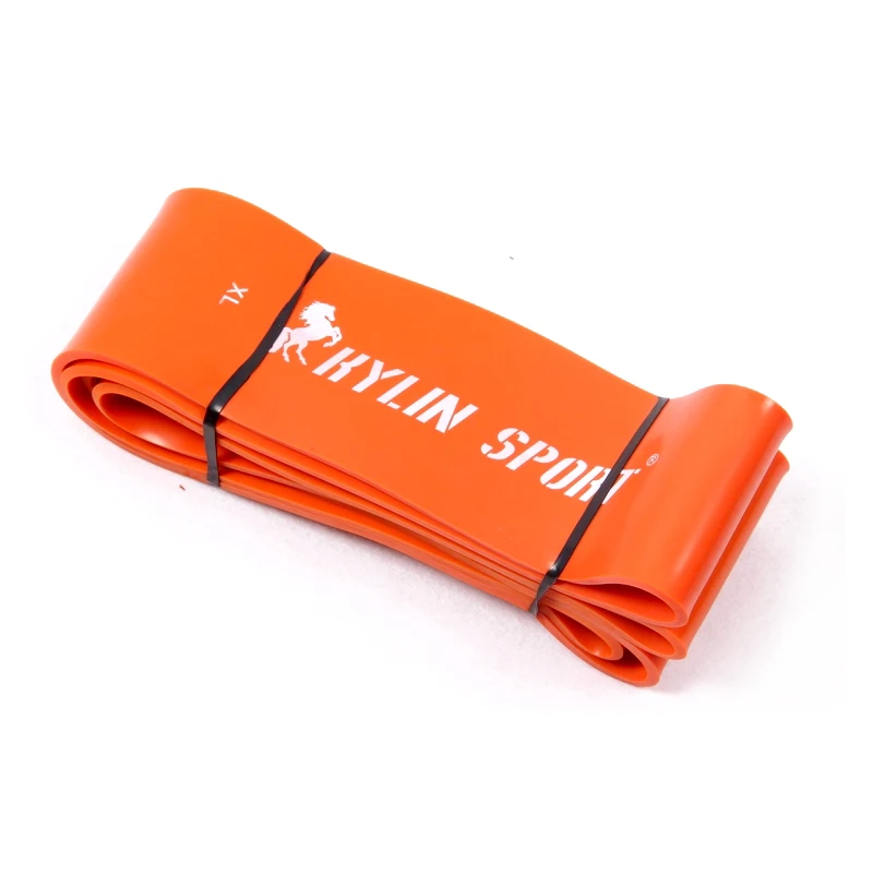 workout elastic orange resistance strength power bands fitness