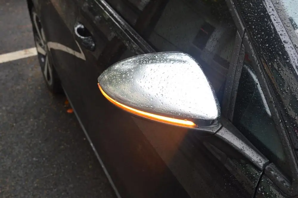 Letin для VW GTI R Sportsvan Touran Golf 7 MK7 7,5 индикатор бокового зеркала с динамическим последовательным потоком светодиодный светильник указателя поворота