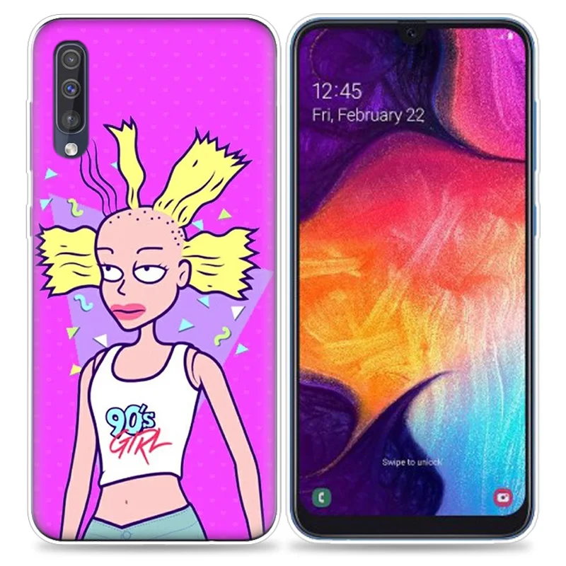 Rugrats удивительные чехол для samsung Galaxy A50 A70 A80 A60 A40 A30 A20 A10 M30 M20 M10 A6 A8 плюс A5 A7 A9 силиконовый чехол для телефона