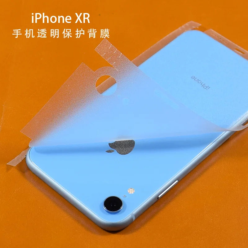 

Multi-Grain Transparent Decorative For iPhone XR 3D Back Film Protector iPhoneXR XR Back Film Protective Stickers With Gift