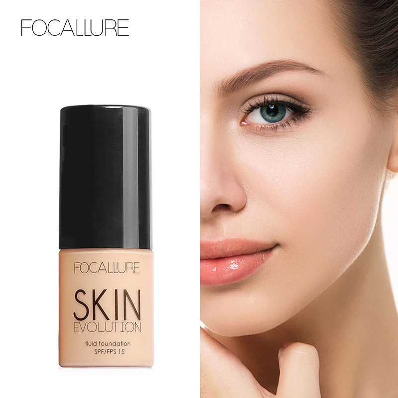 FOCALLURE, водостойкая основа, 8 цветов, распродажа, крем, Жидкая основа, легко носить, макияж, косметика