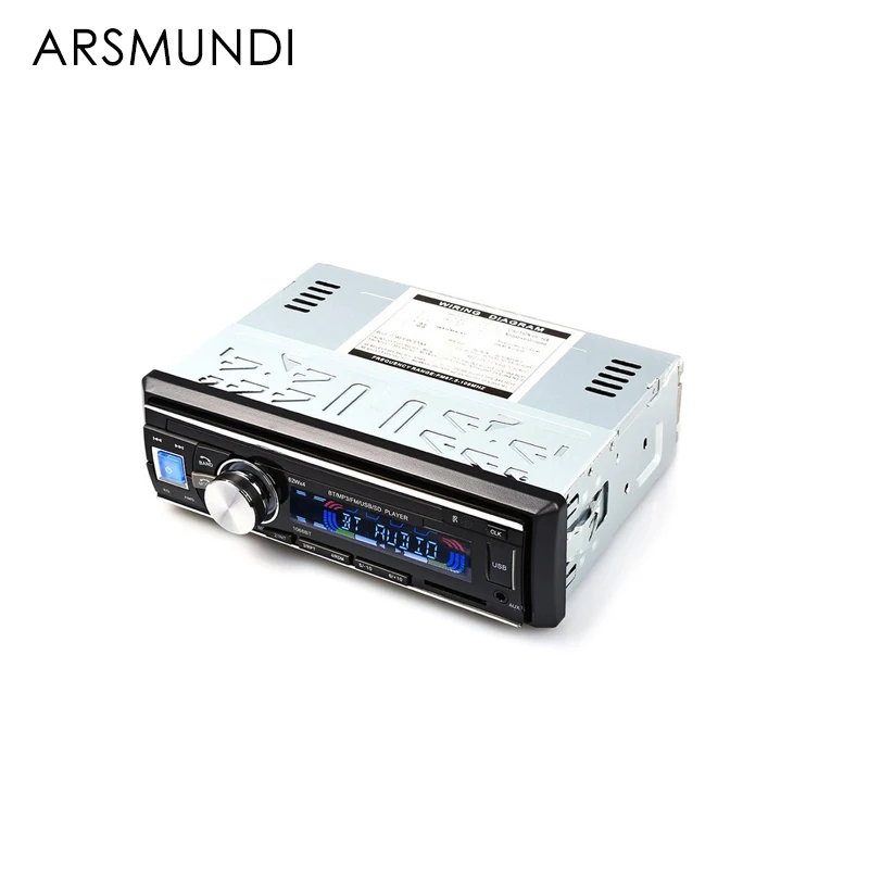 Автомагнитола стереопроигрыватель с Bluetooth AUX MP3 FM/USB/1 Din/пультом дистанционного