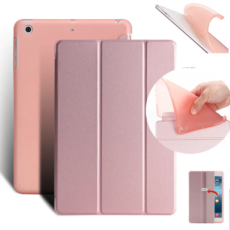 For iPad Mini 4 7.9&quotSmart ipad Case Ultra Slim PU Leather+TPU Soft Back Auto Sleep/Wake for Apple Mini4 mini tablet Cover | Компьютеры