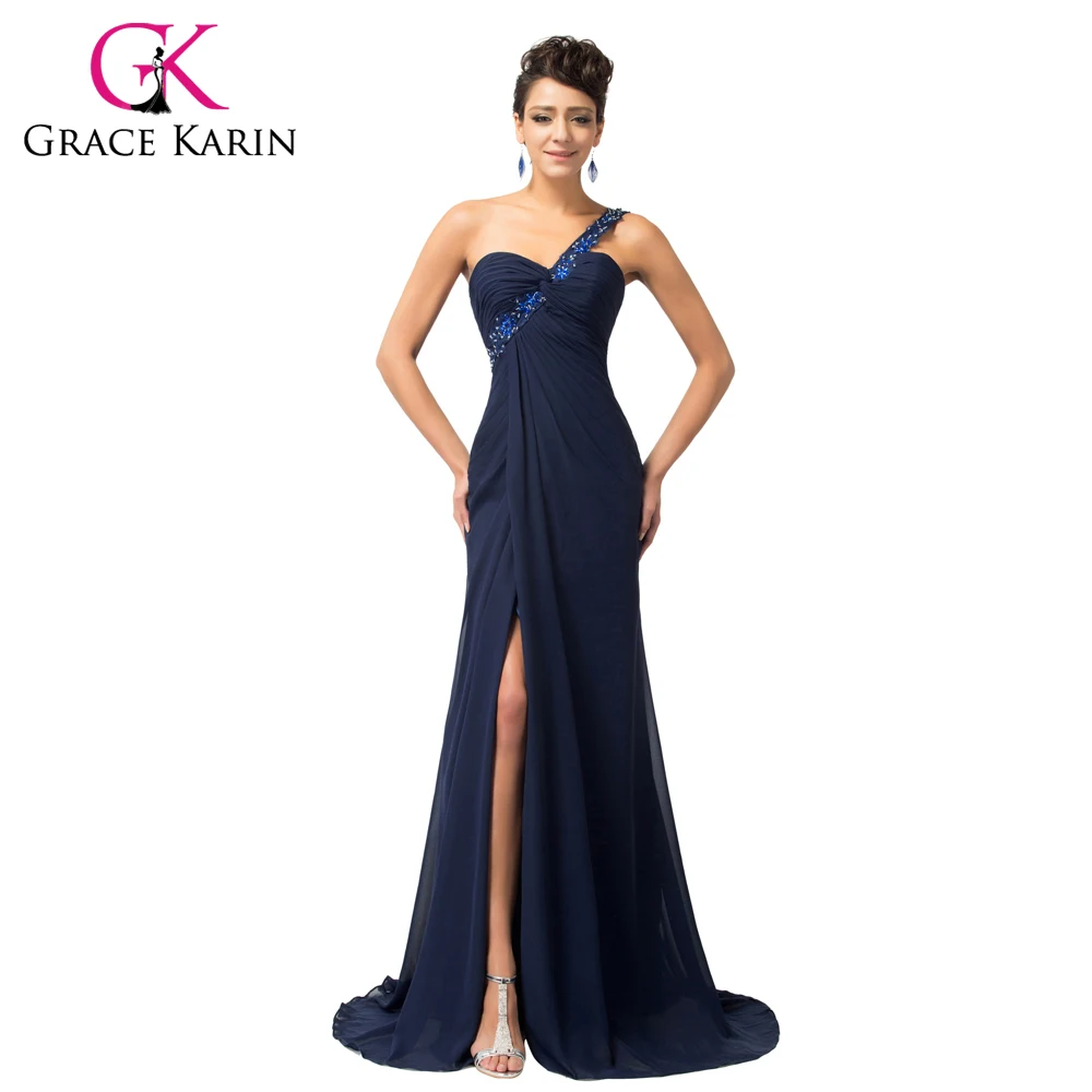 Grace Karin One Shoulder Evening Dress Beading grace karin one shoulder evening dress beading