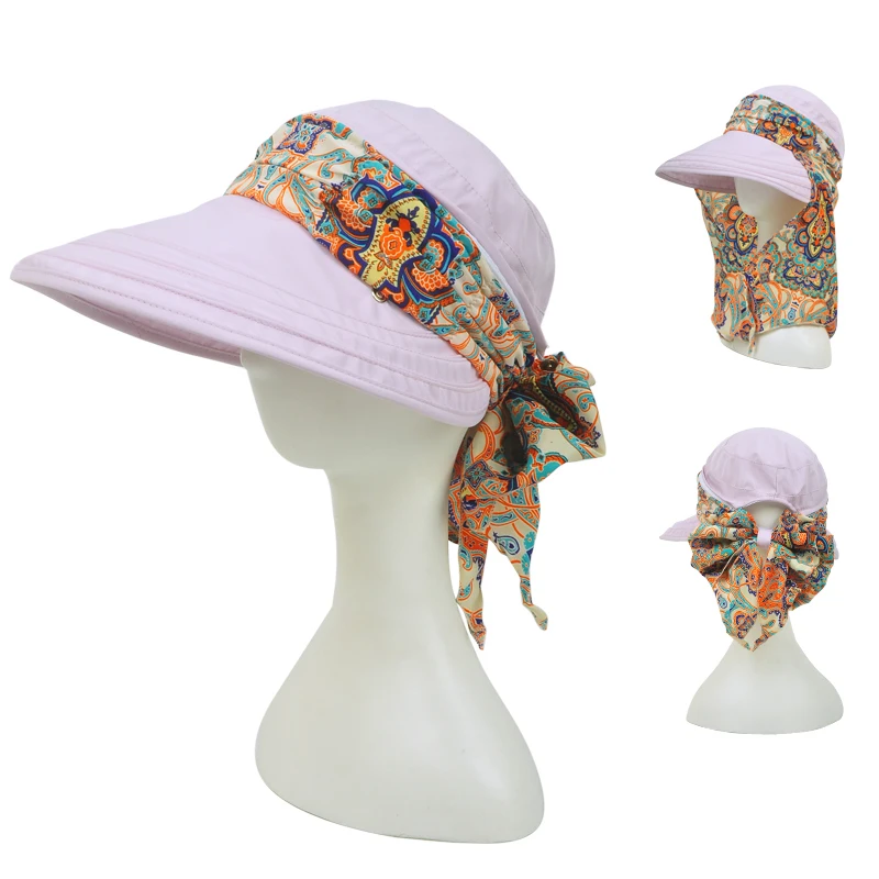Faroonee летние шляпы для женщин девочек Chapeu Feminino складывающиеся козырьки кепки складные анти-УФ цветочные печатные солнцезащитные шляпы кепки