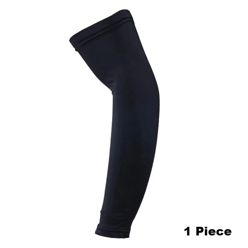 

1 pcs Sport Arm Sleeve Ice Fabric Warmer Summer UV Protection Running Basketball Volleyball Cycling Sunscreen Bands