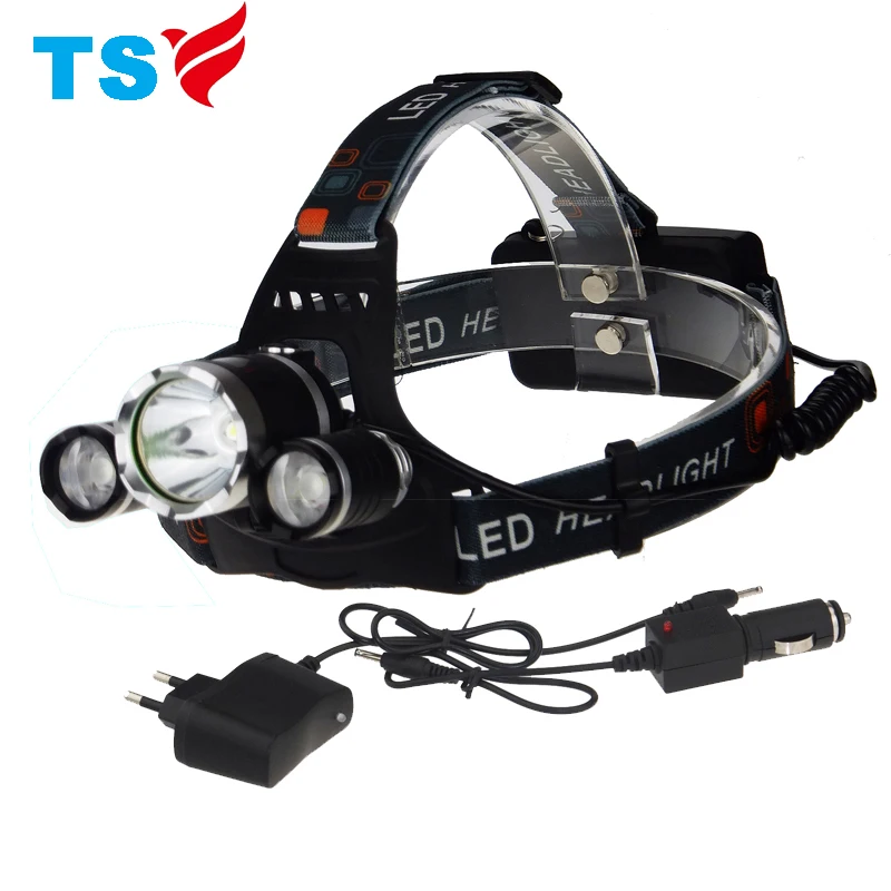 Portable 5000lm Headlight frontal led Head lamp Cree XM L T6