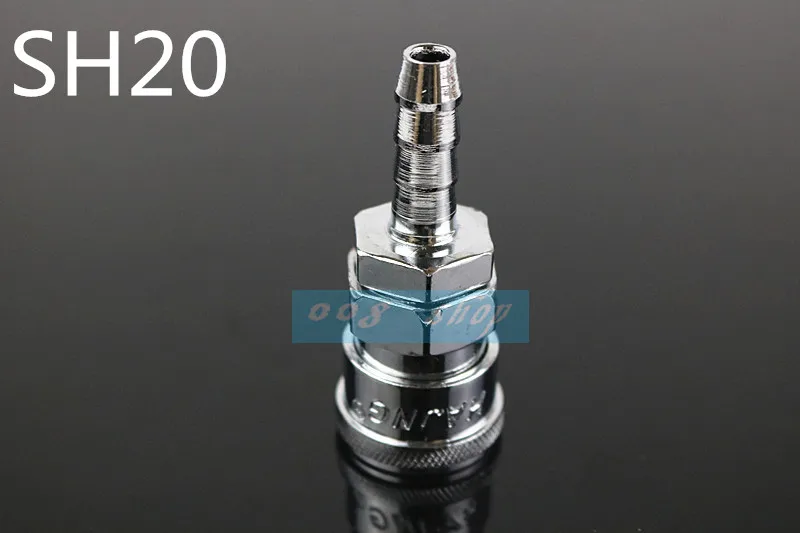 

SH20 Join Hose 8mm X 5mm Pneumatic Air Compressor Hose Quick Coupler Plug Socket Connector 25.2MM 13.3MM