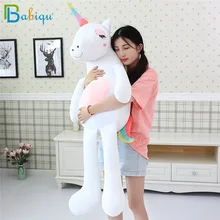 1 шт., 60-160 см, Kawaii, Радужный Единорог, плюшевые игрушки, чучело, лошадь, плюшевая кукла для детей, детская игрушка, подарок для девочек
