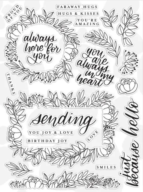 

flower Transparent Clear Stamp for DIY scrapbooking/Card Making C425
