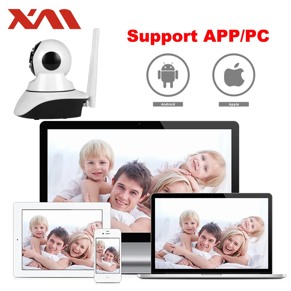 Ip камера WiFi 1080P 2MP домашняя панорамирование наклон видеонаблюдения беспроводная