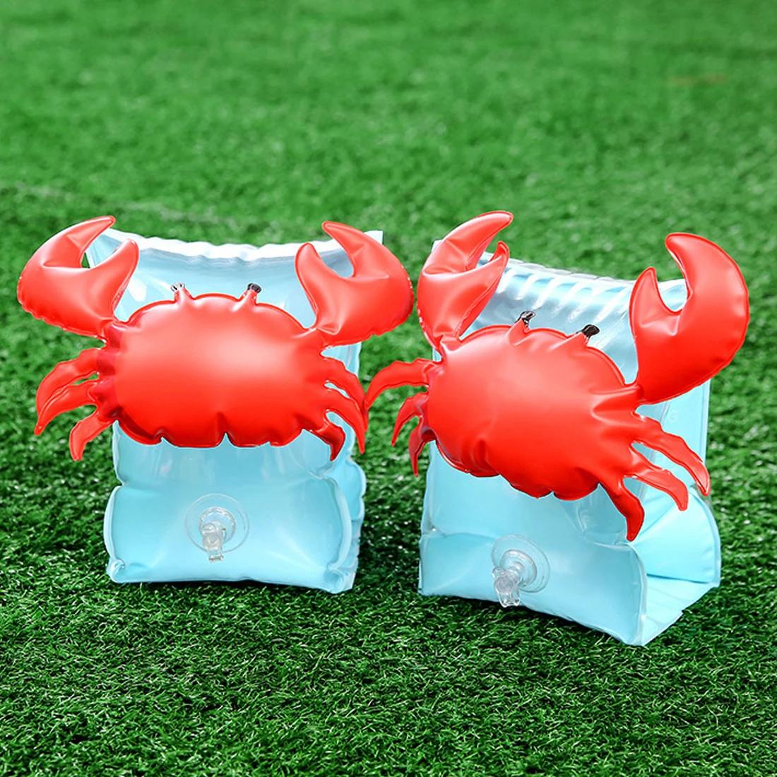 

Hot Inflatable Kids Flotation Arm Swimming Sleeve Crab Beach Toys Swimming Arm Ring Children Wear Floats Water Games Rings
