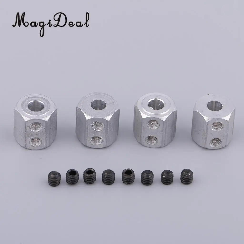1/10 RC Car 4x 12mm Wheel Rim Hub Hex Adapter Connectors 08065 for HSP Accessory