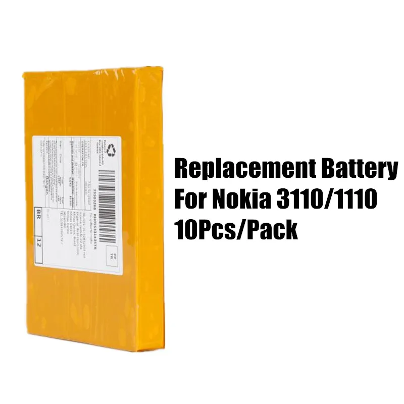 Сменный аккумулятор 700 мА · ч для Nokia 1110/3110/3100/6600/1/2/1/1/2/1/5/1/1/1/2/1/1/E50/E60/N70/N72/N91 высокое