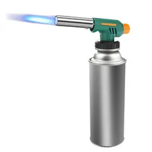 Высокое качество портативный автоматический зажигание огнемет Кемпинг барбекю Бутан плоская бутылка сварочный фонарь