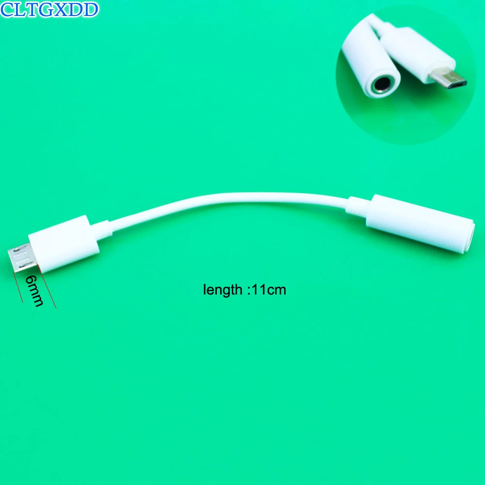 Cltgxdd Micro USB 5 Pin штекер до 3 мм гнездо AUX Аудио Синхронизация кабель адаптера для