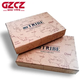 

GZCZ Brand Brown Paper Gift Box For Women & Men Wallets Box Rectangle Shaped Fashion Protection Gift Boxes