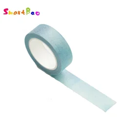 Ruban Washi bleu pour Album, papier décoratif, changement de couleur progressif, 15mm x 8m 