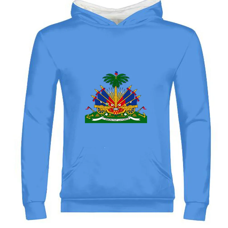 HAITI мужской индивидуальный номер hti молния толстовка Национальный флаг Страна ht французский гаитская Республика колледж печать фото одежда - Цвет: 1006