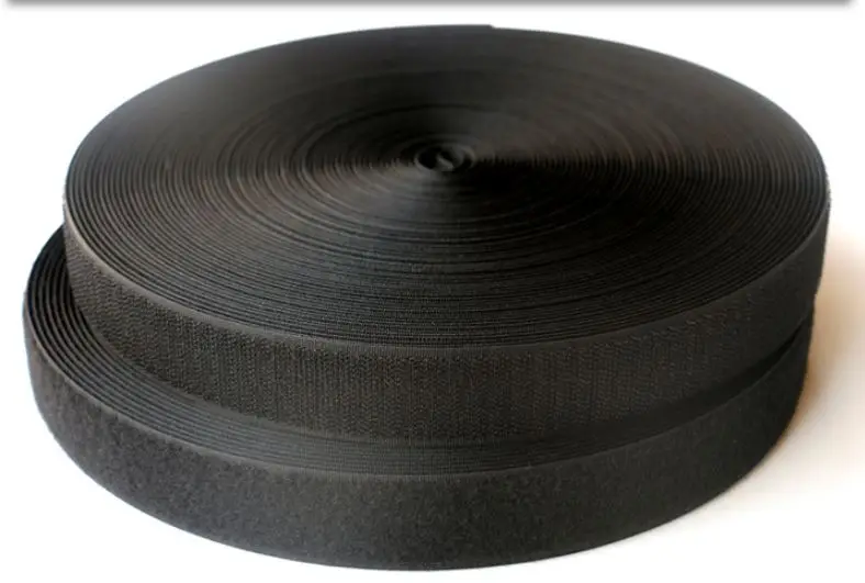 

6-10cm width Black White Magic Tap Self Adhesive Hook Loop Fastener Nylon Sticker Disks Tape Sewing Adhesive with Glue