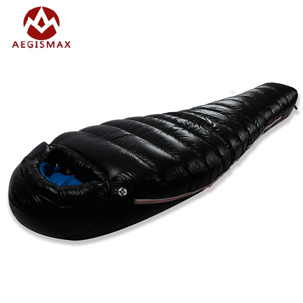 Спальный мешок Aegismax D1 D2 для мам ультралегкий удлиненный спальный с белым утиным