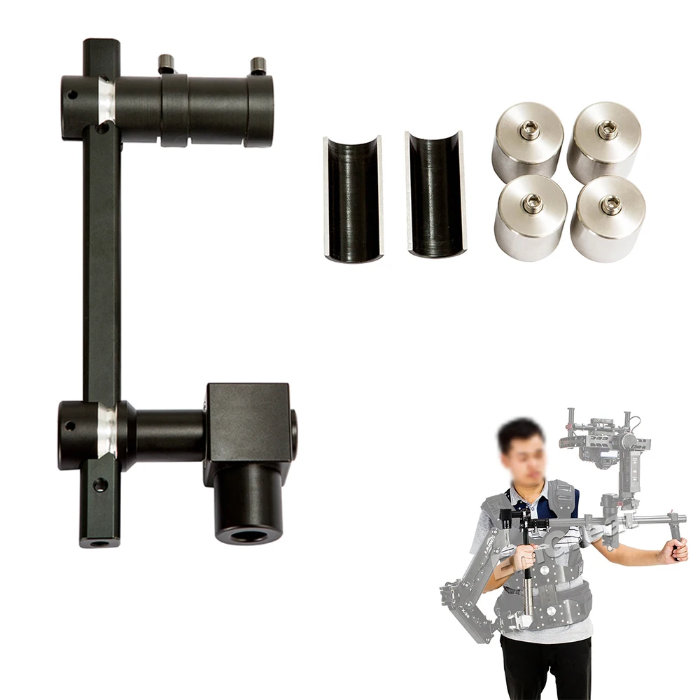 

Laing ME-B Camera Shoulder Load Vest Connector for 3-Axis Handheld Stabilizer with 30mm/25mm Handle Bar Such As DJI Ronin Series