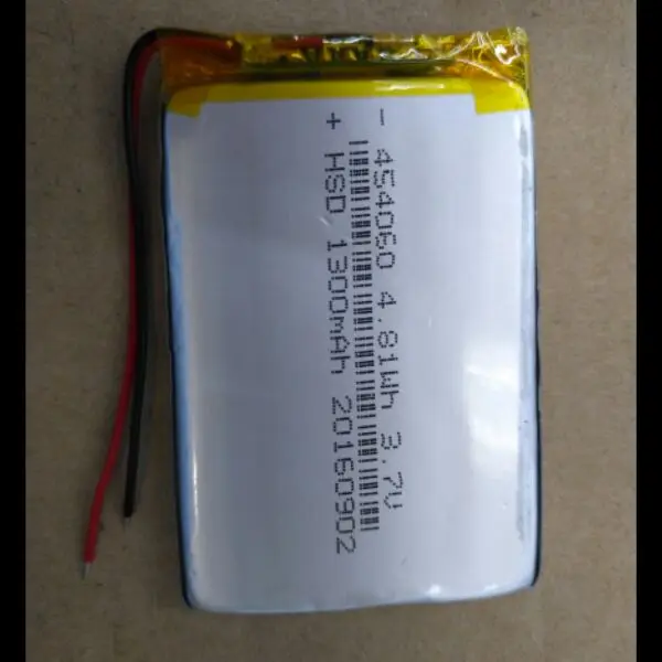 

3.7v li po li-ion batteries 3 7 v Packet 3.7V polymer lithium battery 454060 1300