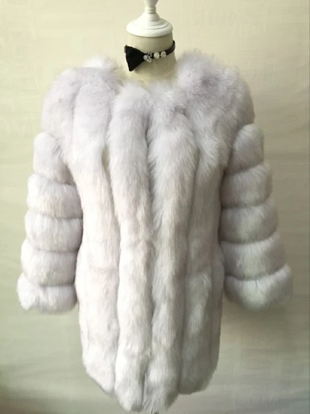 ZADORIN S-4XL Winter Luxury Faux Fox Fur Coat Slim Long Pink Red Blue Faux Fur Jacket Women Fake Fur Coats manteau fourrure long bubble coat Coats & Jackets