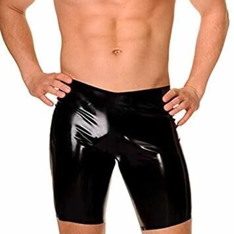 

Latex rubber be customized good body sexy pvc pants men leather lingerie black lycra zentai suit with shiny lycra pants