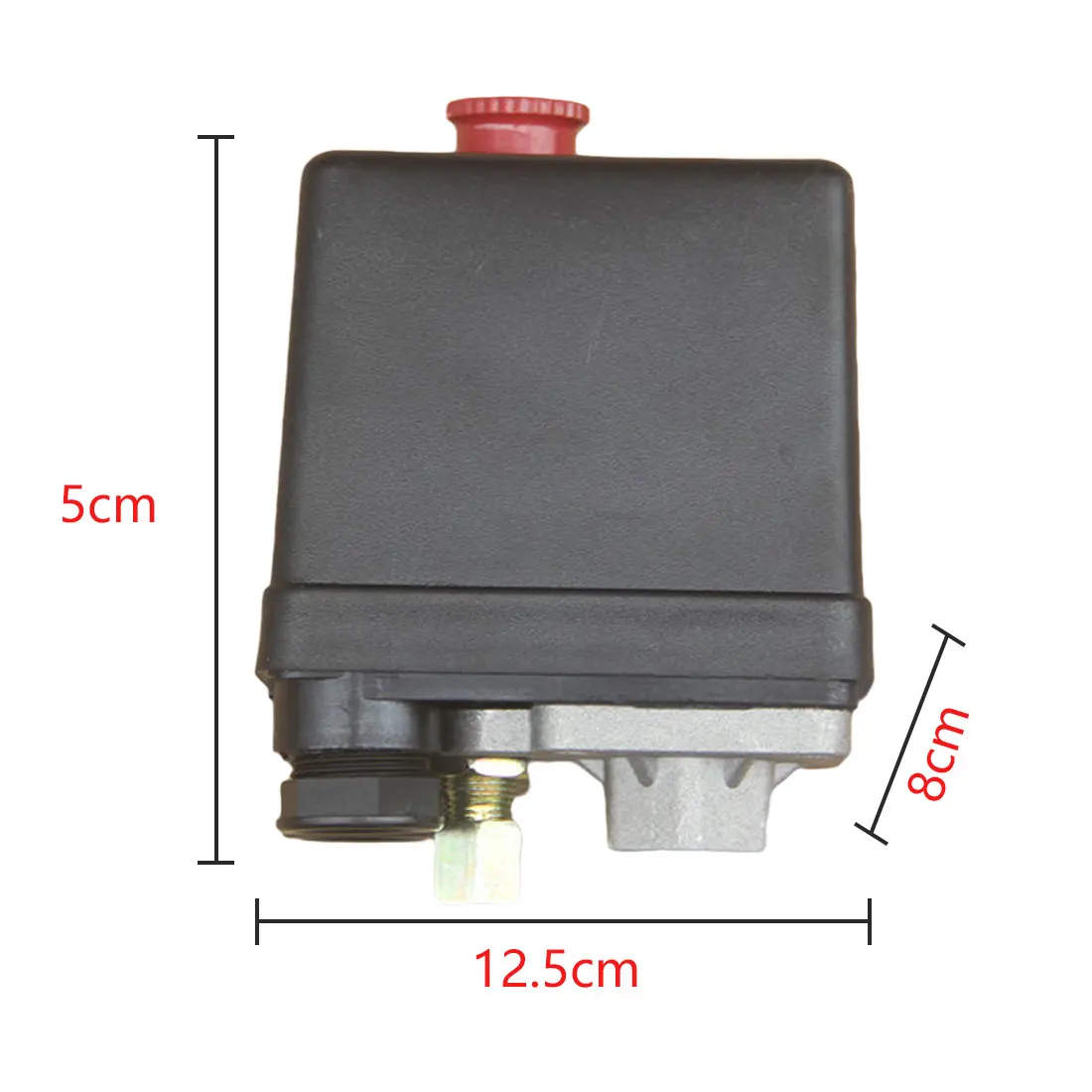 

High Quality Pressure On Off Knob Switch Control Valve Home Tools Air Compressor Vertical Single Hole Switch 220V 10A