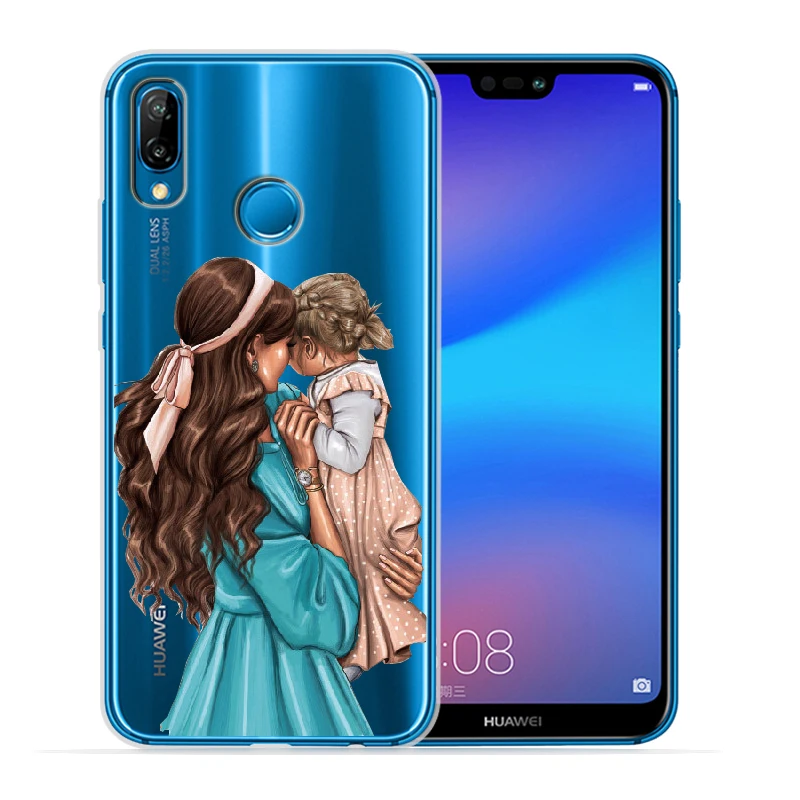 Чехол для huawei P smart Sxey Mother Mom Baby Fashion Gisl для huawei P30 P20 Lite Pro P10 P8Lite P9Lite мягкий чехол для телефона