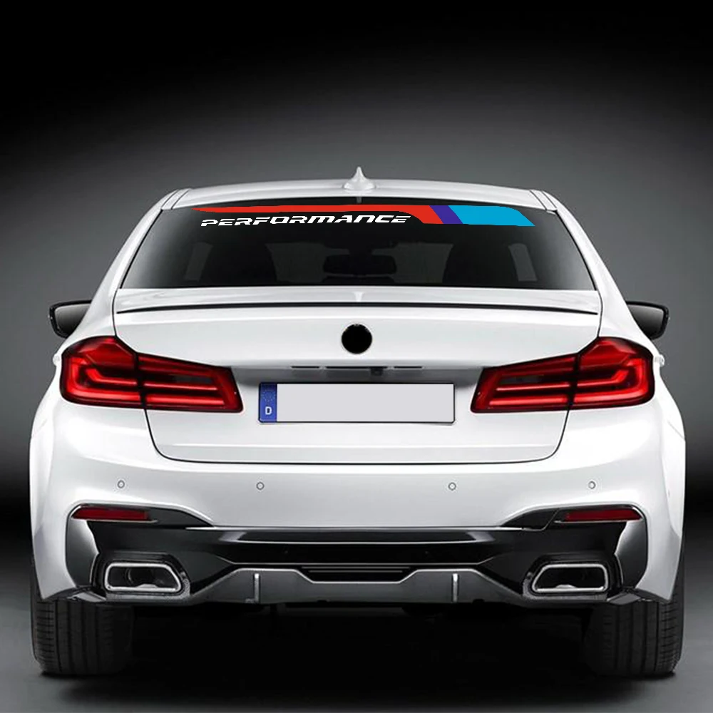 Car Styling New M Performance Front Rear Windshield Window Decal Sticker for BMW X1 X3 X5 X6 Z4 f30 f10 e90 e46 e60 e39 e90 f15