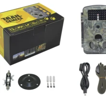 PPDDHKK 16MP 1080 P ночное видение Охота Trail камера 5,0 Мега пиксели 42 Инфракрасные светодиоды диапазон 20 м водостойкая Дикая камера Scout Cam