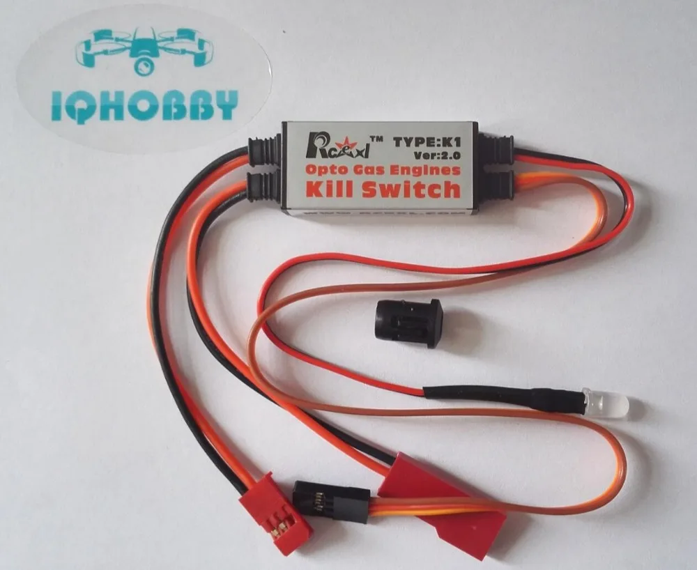 Rcexl Opto Газовые двигатели дистанционный выключатель K1 V2.0 для RC модели самолет с бензиновым двигателем