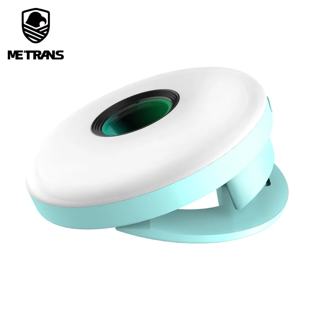 

Metrans LED Selfie Light Wide Angle Lens Fill-in light USB Charging Selfie Ring For iPhone XS Max Xiaomi Samsung Ring Clip