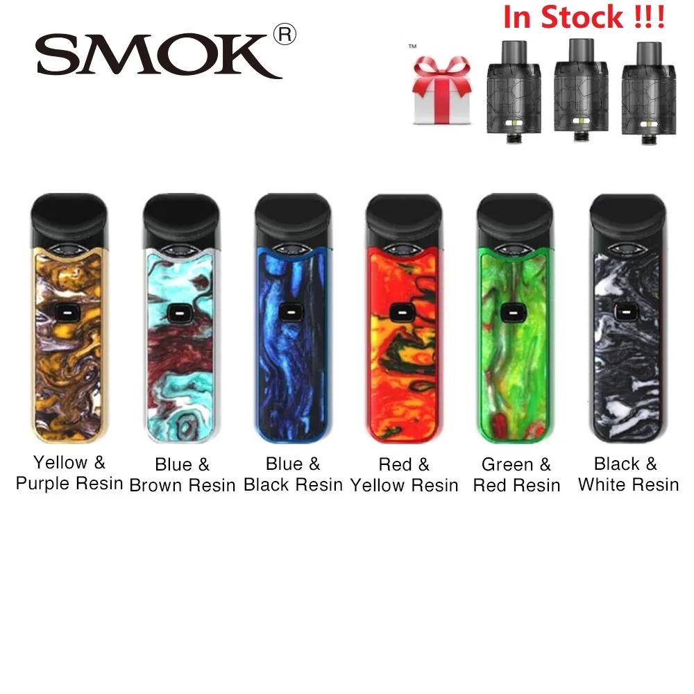 NEW! Original SMOK Nord Kit Button-triggered Pod Anti-Leaking Mini Vape Pen with 1100mAh Battery Pods Coil Accessories VS NOVO