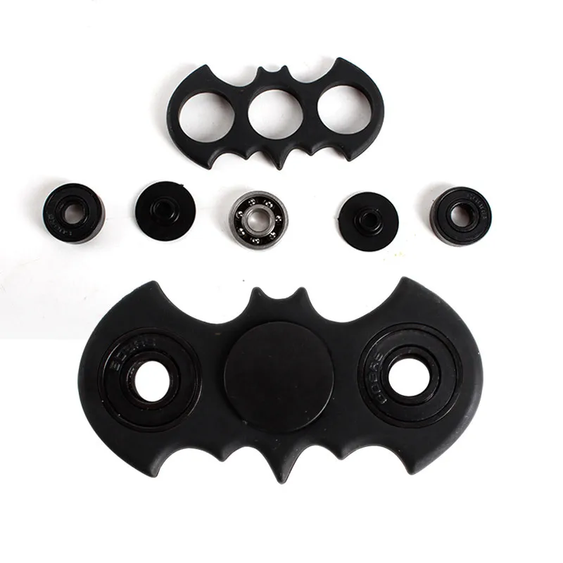

2017 HOT New Fidget Spinner EDC Toy Batman Shape  Bearing Toy hand finger spinner For Stress  Austism ADHD Handmade Toys SL28