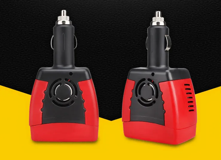 

Smart LED Design 12V DC to 220V AC 75W Power Adapter Car Vehicle Power Converter Inverter USB Charger