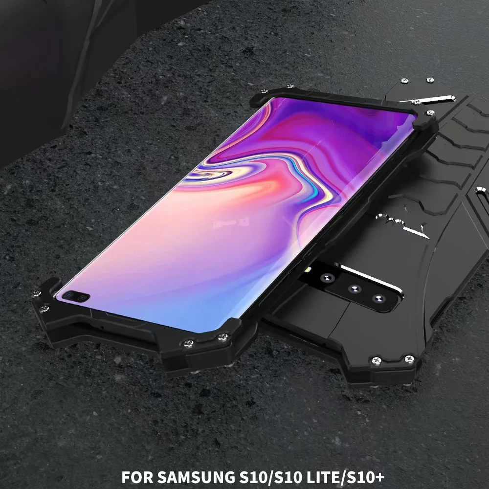 Противоударный чехол для Samsung Galaxy S10 + Plus S10e Note 10 прочный металлический