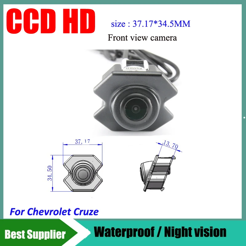 

HD CCD auto Vehicle car Front view camera For Chevrolet Cruze Color car front view camera waterproof