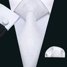 Barry. Wang мужской галстук для мужчин белый цветочный модный галстук мужские шеи галстуки для Свадьба Бизнес корбаты FA-5009