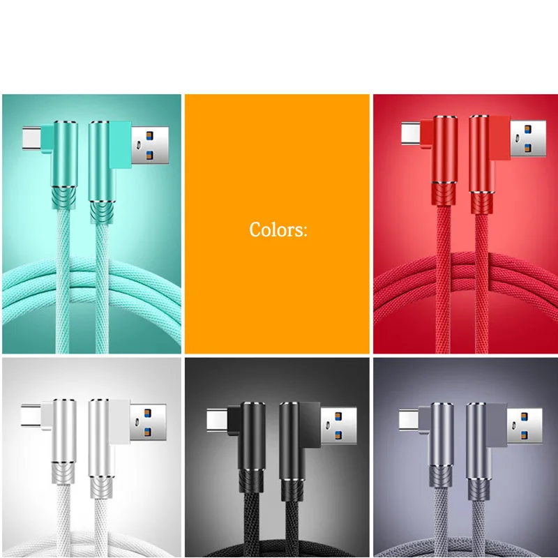 

USB 3.1 Type C Cable Fast Charger Metal Braided Data Line Game Cable For Sony Xperia Z5 Compact XZ XZ1 XZ2 LG G5 G6 G7 8 V20 V30