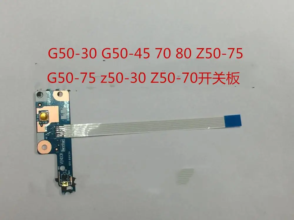 Shiwaki Carte De Bouton d'alimentation avec Câble Ruban pour Lenovo G50-45 G50-30 Z50-75 NS-A273 